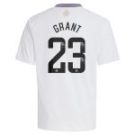 Aston Villa Shirts - aston villa wsl away shirt 2024-25 – kids with grant 23 printing Collection of Official Fan Gear