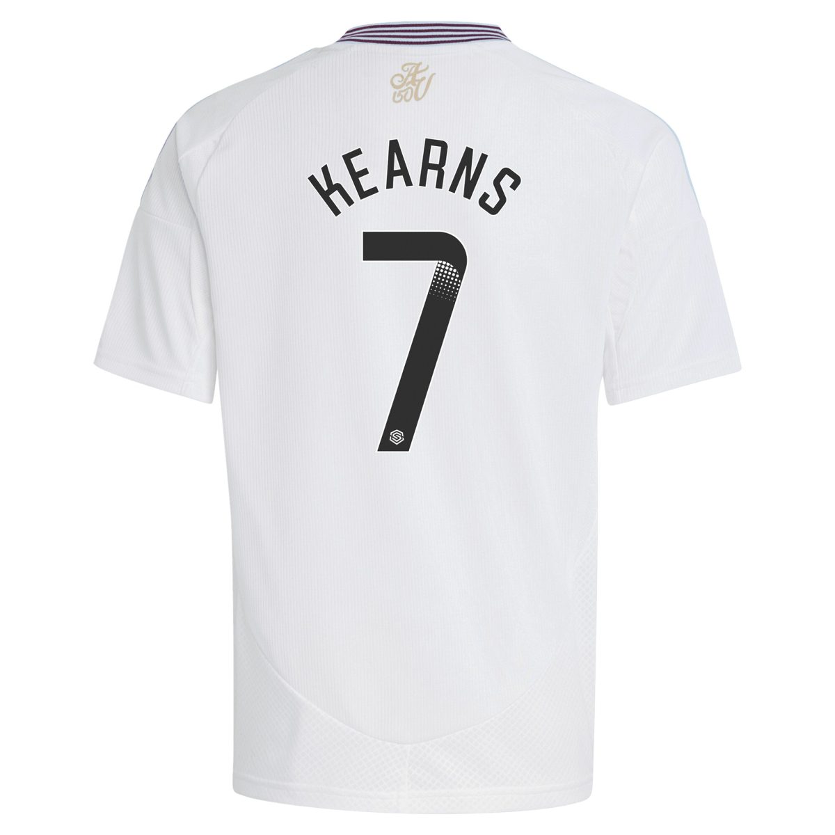 Aston Villa Shirts - aston villa wsl away shirt 2024-25 – kids with kearns 7 printing Collection of Official Fan Gear