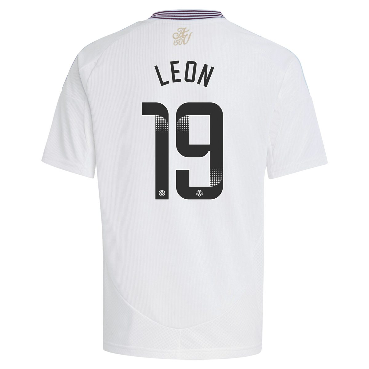 Aston Villa Shirts - aston villa wsl away shirt 2024-25 – kids with leon 19 printing Collection of Official Fan Gear