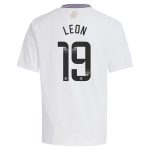 Aston Villa Shirts - aston villa wsl away shirt 2024-25 – kids with leon 19 printing Collection of Official Fan Gear