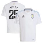 Aston Villa Shirts - aston villa wsl away shirt 2024-25 – kids with taylor 25 printing Collection of Official Fan Gear