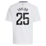 Aston Villa Shirts - aston villa wsl away shirt 2024-25 – kids with taylor 25 printing Collection of Official Fan Gear