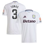 Aston Villa Shirts - aston villa wsl away shirt 2024-25 with tomás 3 printing Collection of Official Fan Gear
