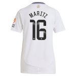 Aston Villa Shirts - aston villa wsl away shirt 2024-25 – womens with maritz 16 printing Collection of Official Fan Gear