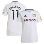Aston Villa Shirts - aston villa wsl away shirt 2024-25 – womens with robinson 11 printing Collection of Official Fan Gear