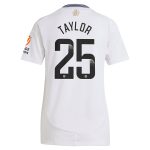 Aston Villa Shirts - aston villa wsl away shirt 2024-25 – womens with taylor 25 printing Collection of Official Fan Gear
